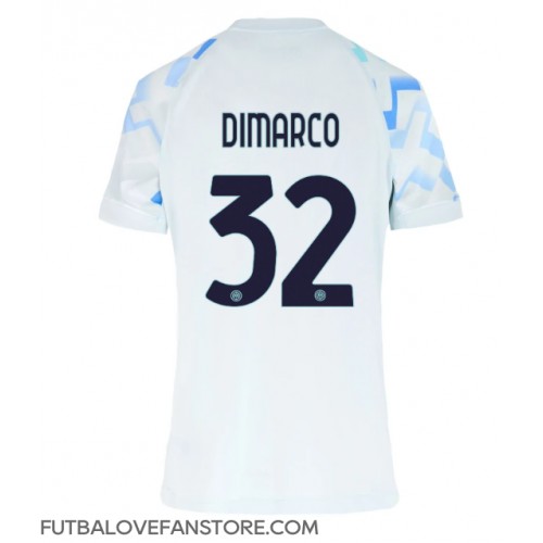 Inter Milan Federico Dimarco #32 Vonkajší Ženy futbalový dres 2025-26 Krátky Rukáv Inter Milan Federico Dimarco #32 Vonkajší Ženy futbalový dres 2025-26 Krátky Rukáv
